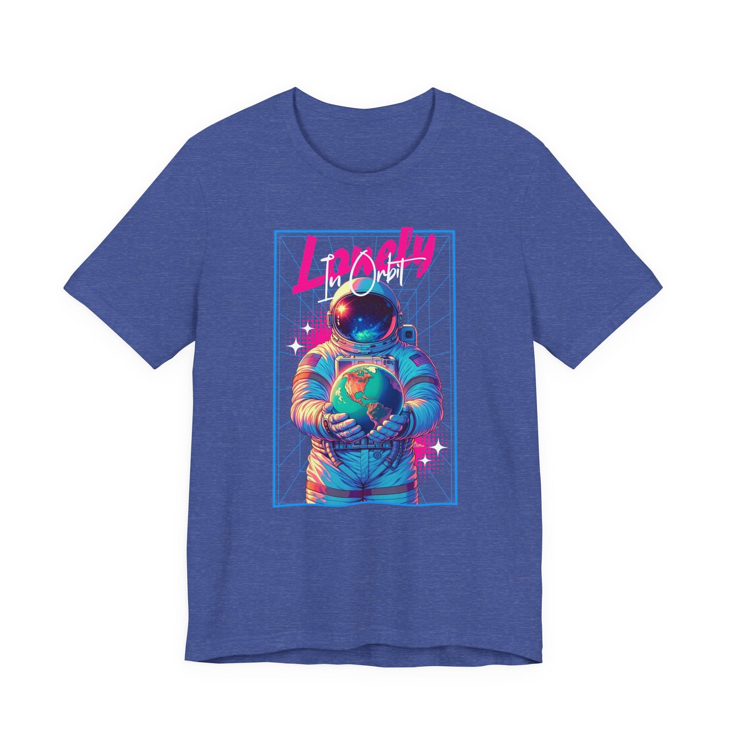 Astronaut Explorer Tee — "Lonely in Orbit" Space Graphic T-Shirt