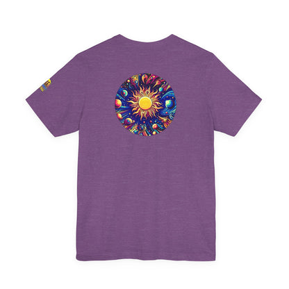Psychonaut Staple solar system, Unisex Jersey Short Sleeve Tee - Psychonaut Swag