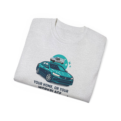 Advanced Car Service Humor Tee, Funny T-Shirt for Mechanics, Auto Enthusiasts, Gift for Dad, Car Lover Apparel, Perfect for Birthdays