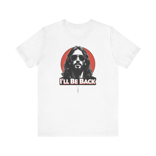 Jesus to return, 80’s retro Rocker T-Shirt, Casual Wear, Movie Quote Shirt, Gift for Fans, Unisex Top