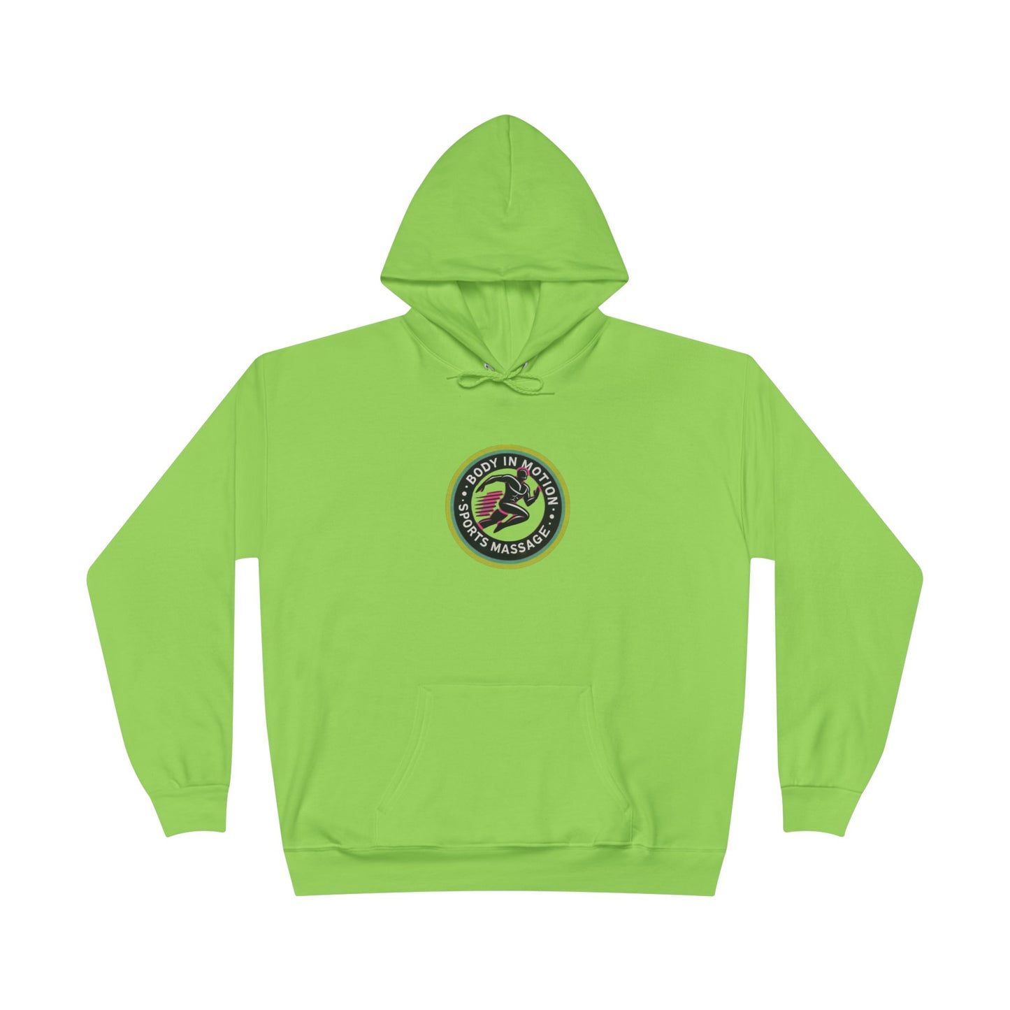 Sports Massage, Logo Hoodie — 'Run Fast' Athletic Pullover
