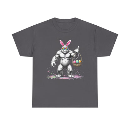 Muscular Easter Bunny T-Shirt — Funny Easter Basket Tee