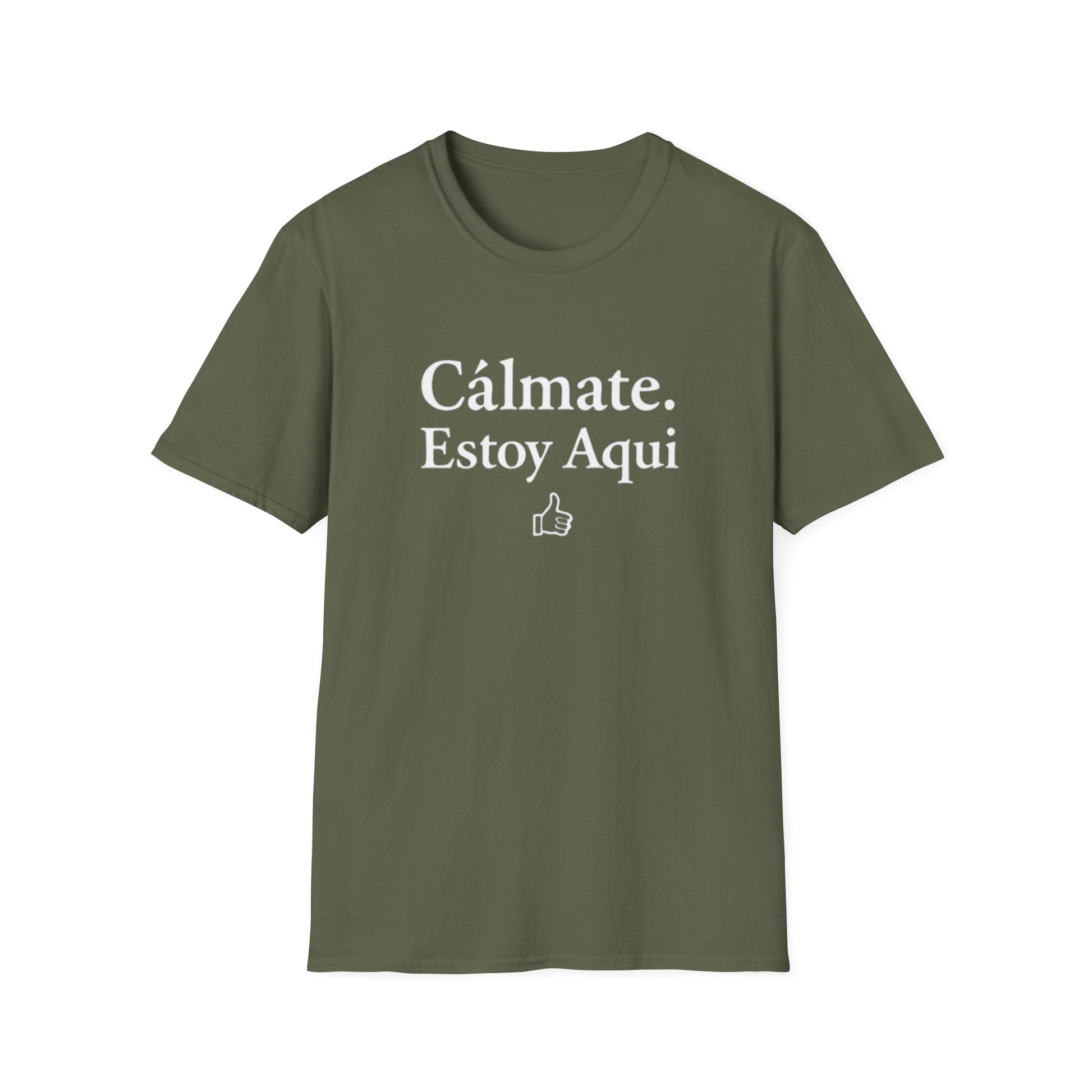 Calm down I’m here, Affirmation Unisex T-Shirt, Relax Shirt, Mindfulness Tee, Casual Wear, Gift for Yoga Lovers, Self-Care Reminder - Psychonaut Swag