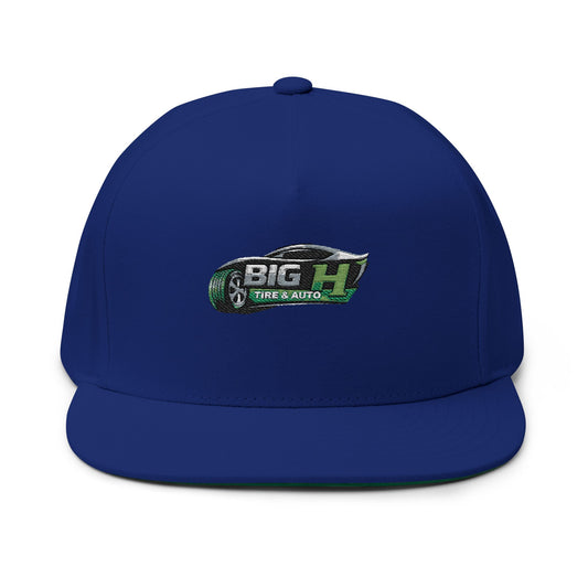 Mechanic Big H, Flat Bill Cap (Embroidery)