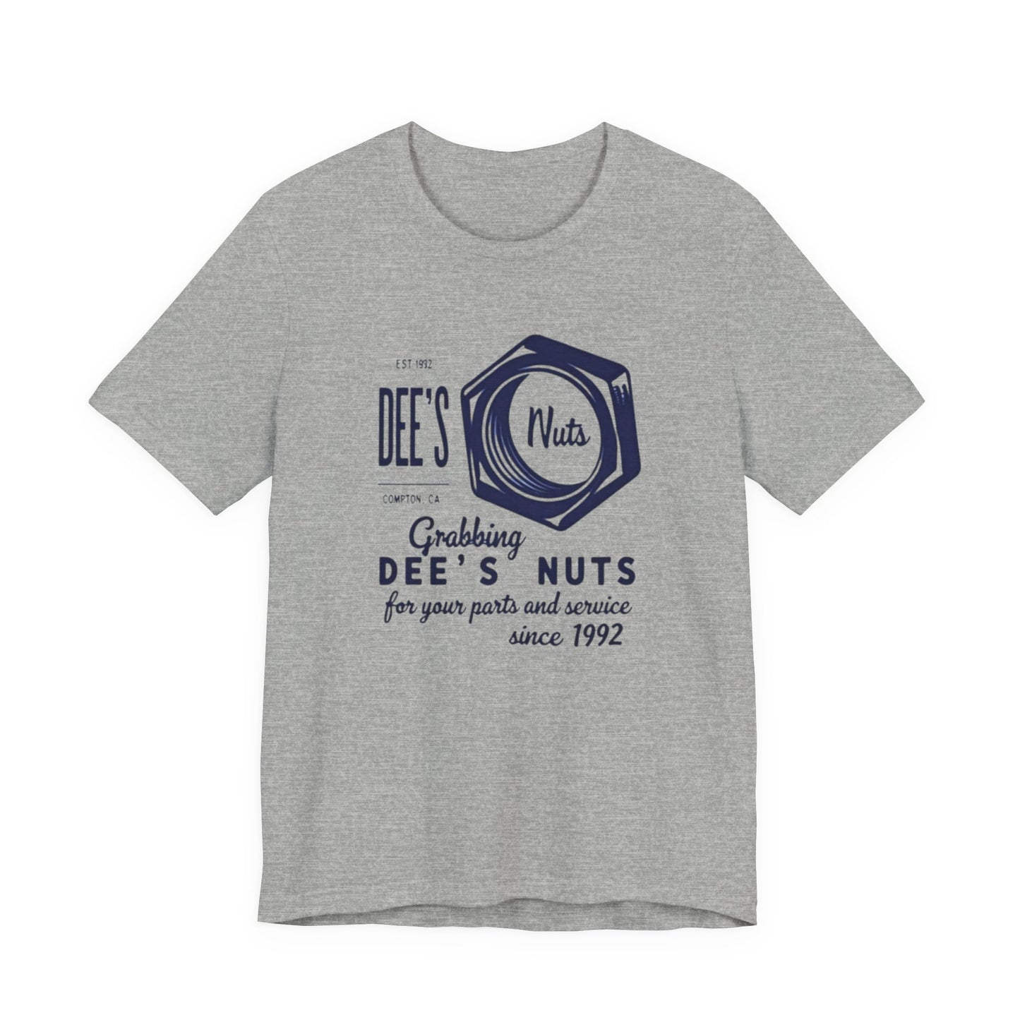 Retro Gas Station Tee — Dee's Nuts Coffee Logo T-Shirt