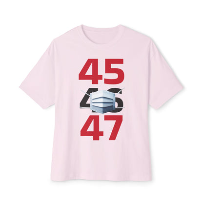 45-47 tee, Unisex Oversized Boxy Tee - Psychonaut Swag