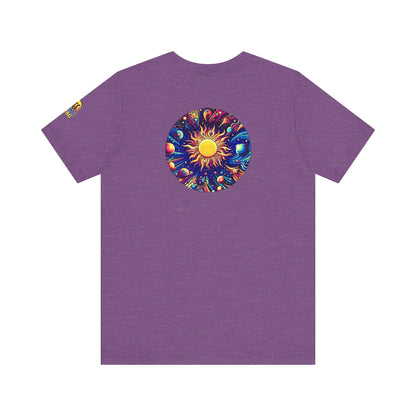 Psychonaut Staple solar system, Unisex Jersey Short Sleeve Tee - Psychonaut Swag