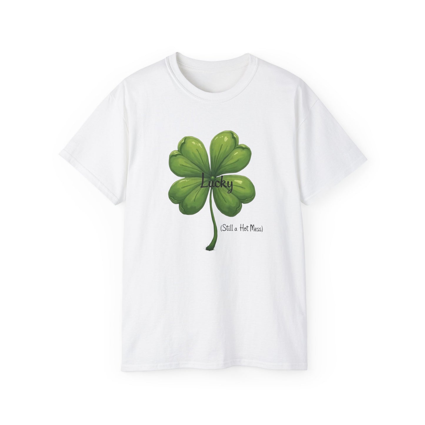St. Patrick's Day Lucky Four-Leaf Clover Tee