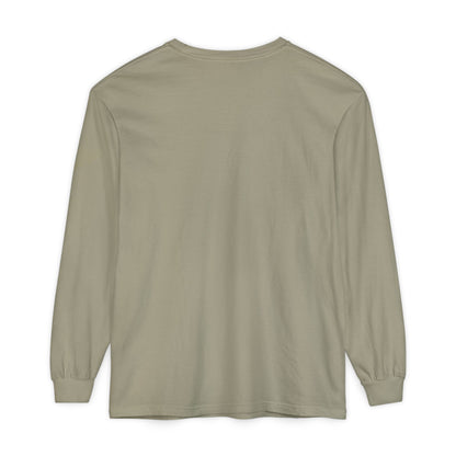 Bun in oven, Unisex Garment-dyed Long Sleeve T-Shirt - Psychonaut Swag