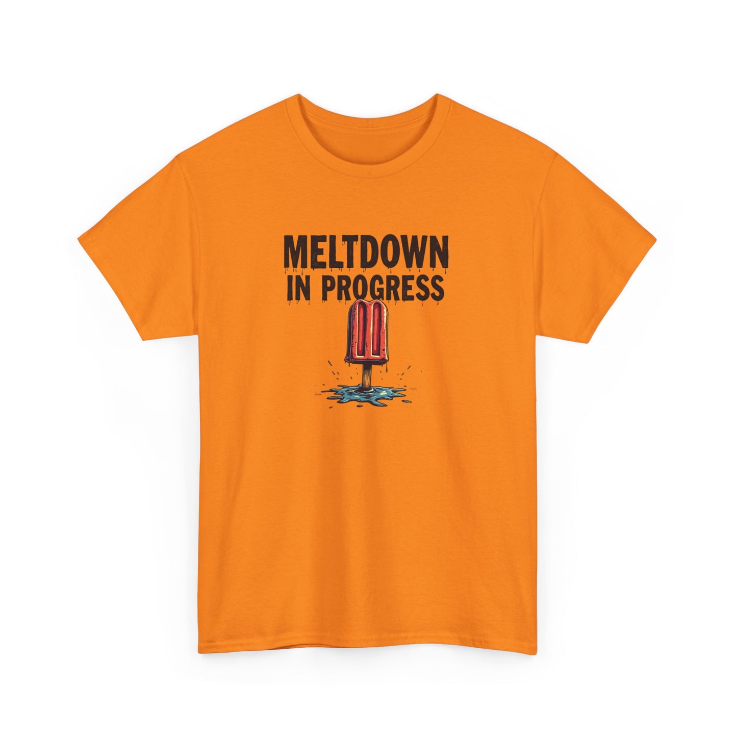 Meltdown in Progress Tee | Fun Summer T-Shirt, Gift for Ice Cream Lovers, Casual Wear, Comfy Everyday Top, Perfect for Hot Days - Psychonaut Swag