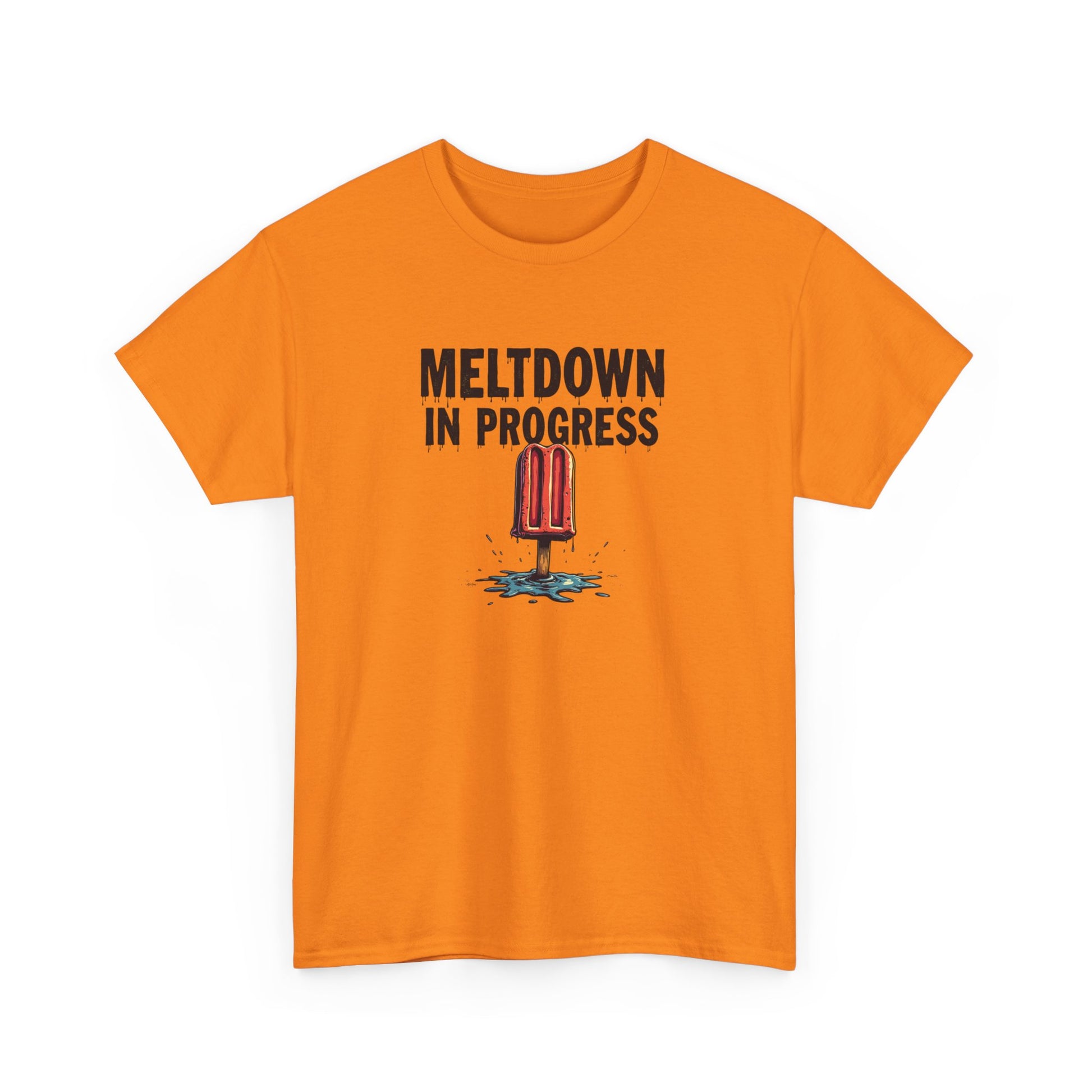 Meltdown in Progress Tee | Fun Summer T-Shirt, Gift for Ice Cream Lovers, Casual Wear, Comfy Everyday Top, Perfect for Hot Days - Psychonaut Swag