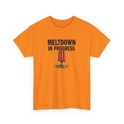 Meltdown in Progress Tee | Fun Summer T-Shirt, Gift for Ice Cream Lovers, Casual Wear, Comfy Everyday Top, Perfect for Hot Days - Psychonaut Swag