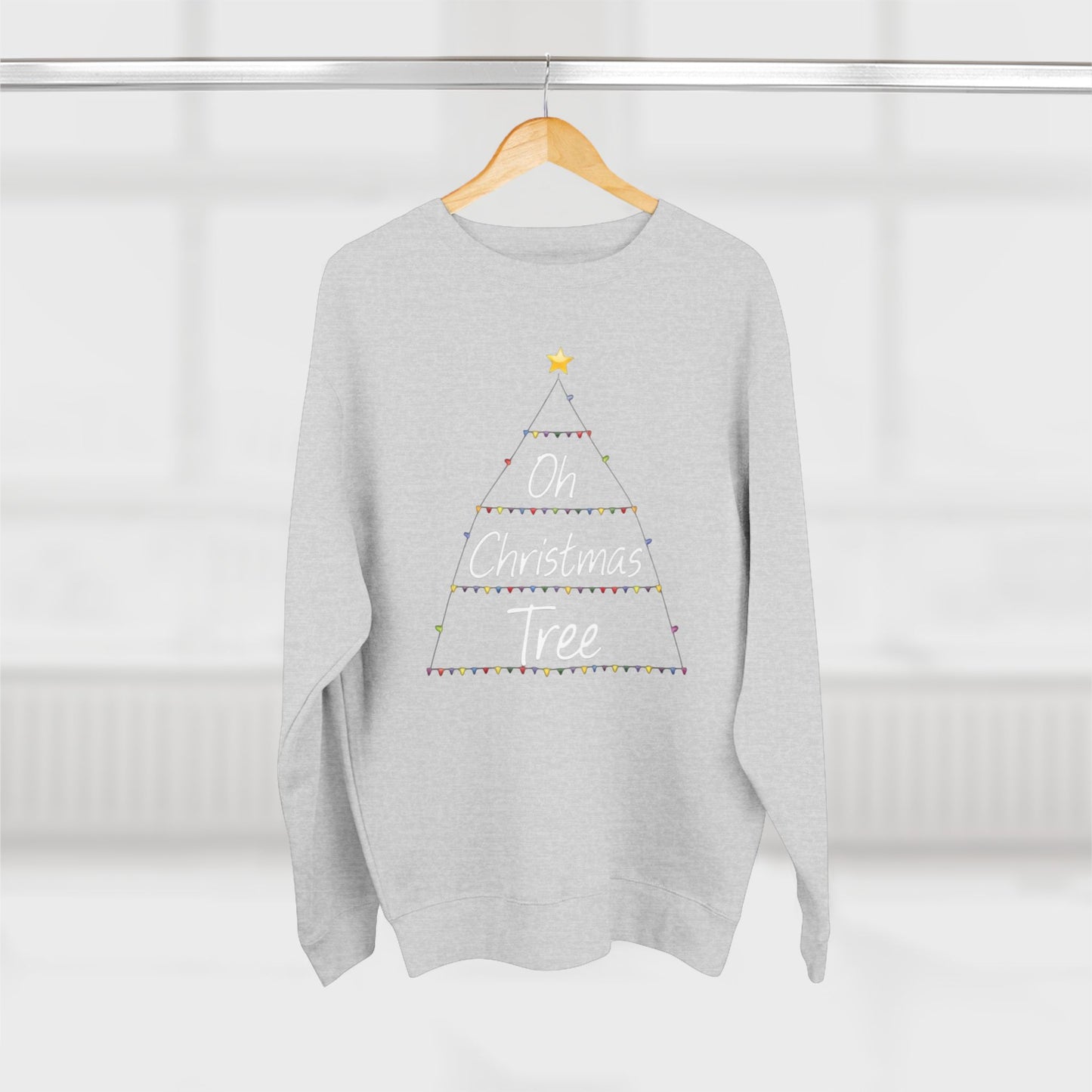 Oh Christmas Tree Sweatshirt — Minimal Holiday Crewneck