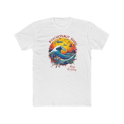 Keep Evolving, Psychonaut Swag  Keep Exploring Unisex Tee | Adventure T-Shirt, Gift for Travelers, Fun Casual Wear, Unique Graphic Shirt, Summer Style