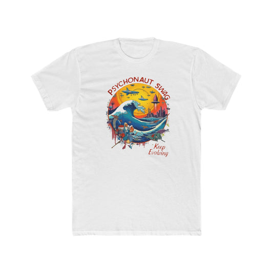Keep Evolving, Psychonaut Swag  Keep Exploring Unisex Tee | Adventure T-Shirt, Gift for Travelers, Fun Casual Wear, Unique Graphic Shirt, Summer Style