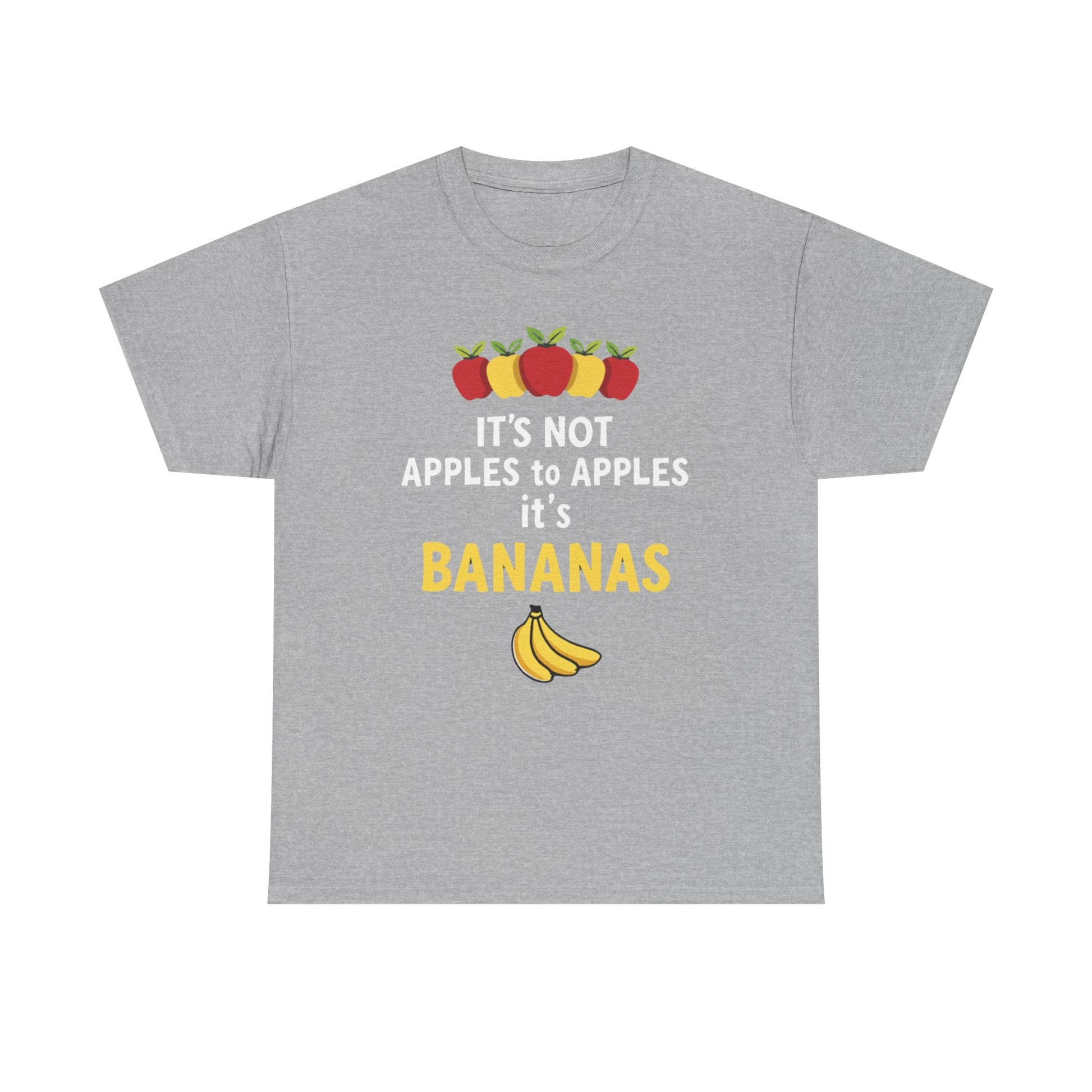 Funny Banana T-Shirt: It's Not Apples to Apples, Cute Graphic Tee for Food Lovers, Gift for Birthdays, Casual Wear, Humor Shirt - Psychonaut Swag