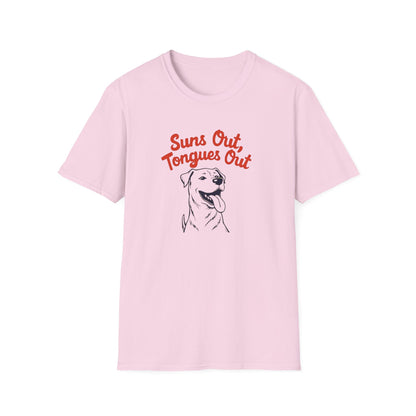 Suns Out, Tongues Out T-Shirt – Unisex Summer Tee, Dog Lovers Gift, Casual Wear, Cute Pet Shirt, Animal Lover Apparel - Psychonaut Swag