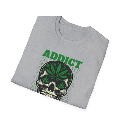 Cannabis Addict T-Shirt — Funny Marijuana Graphic Tee