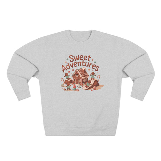 Sweet Adventures Sweatshirt — Gingerbread House Holiday Crewneck