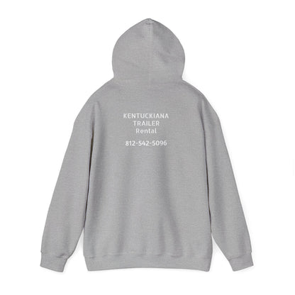 Kentuckiana Small biz swag, Trailer Rental Hoodie for Road Trips, Gifts for Adventure Lovers, Unique Hoodie for Renters, Travel Gear, Funny Sweatshirt
