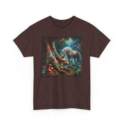 Unicorn Sighting in the Forest, Unisex Heavy Cotton Tee - Psychonaut Swag