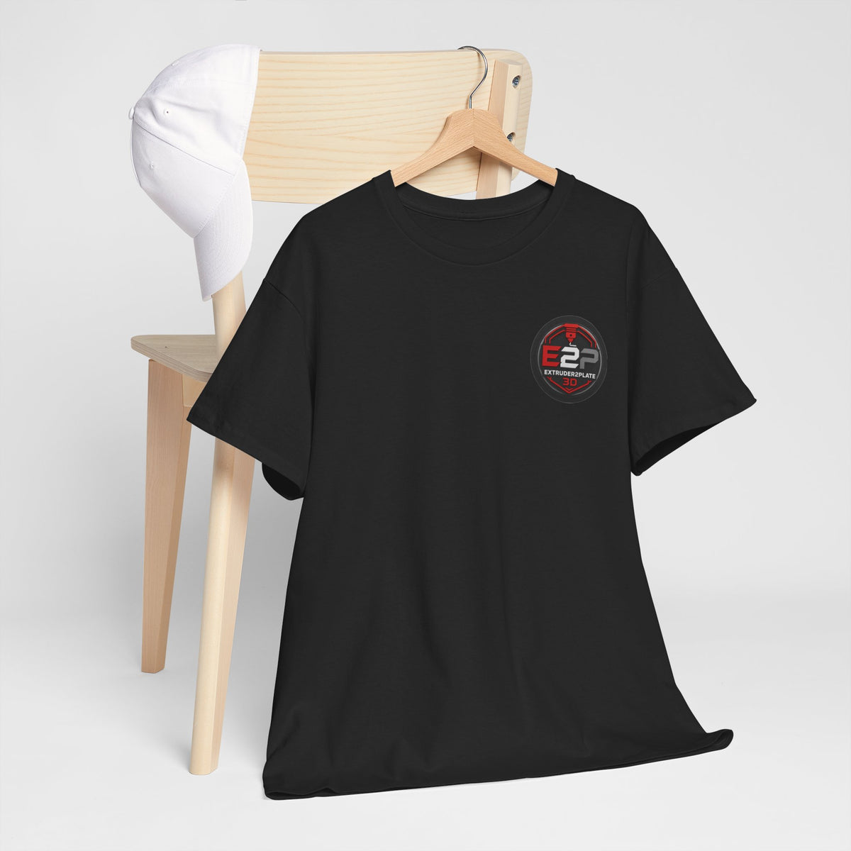 Extruder2Plate3D, Poop Happens T‑Shirt — Funny Cartoon 3D Printer Graphic Tee