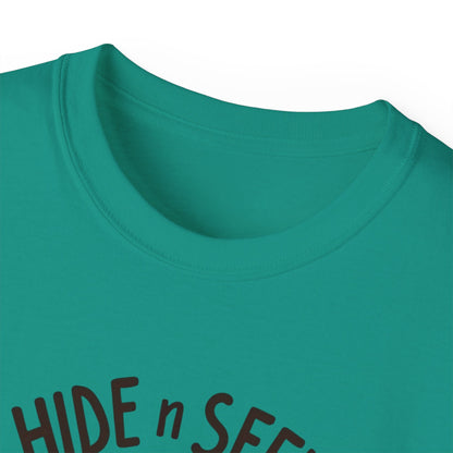 Hide n Seek Champ T-Shirt — Funny Bigfoot Sasquatch Tee