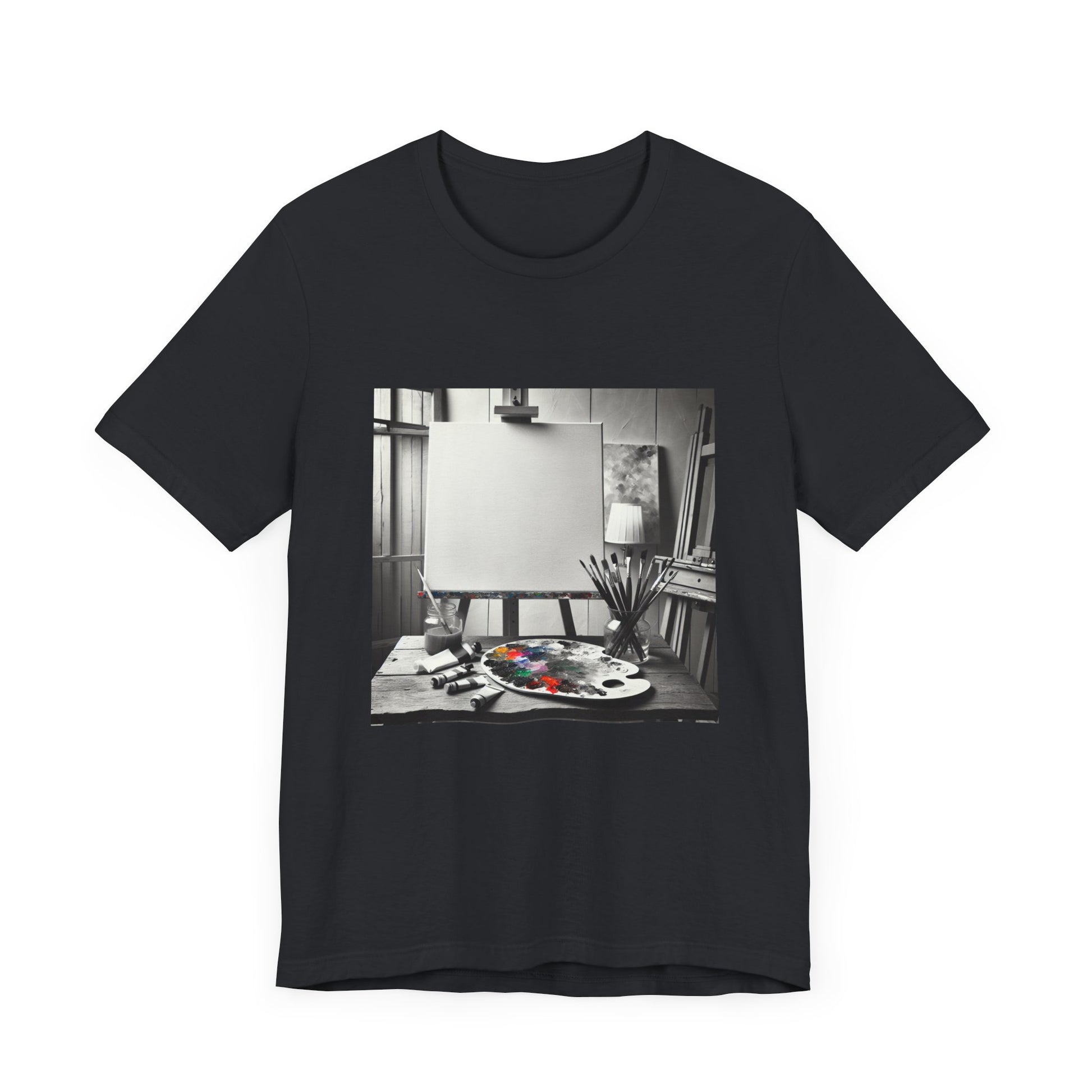Artistic Unisex Tee - The Anticipation of a Blank Canvas - Psychonaut Swag