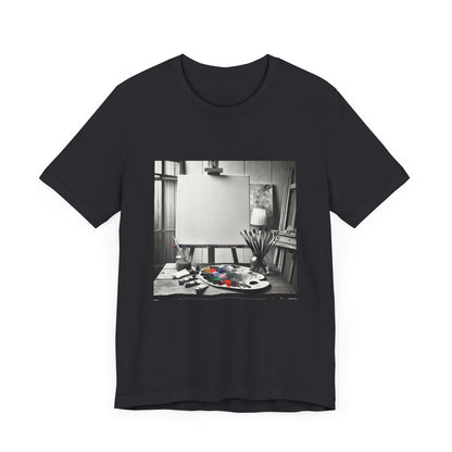 Artistic Unisex Tee - The Anticipation of a Blank Canvas - Psychonaut Swag