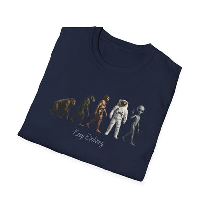 Evolution of Man to Alien T-Shirt — Ape to Alien Graphic Tee