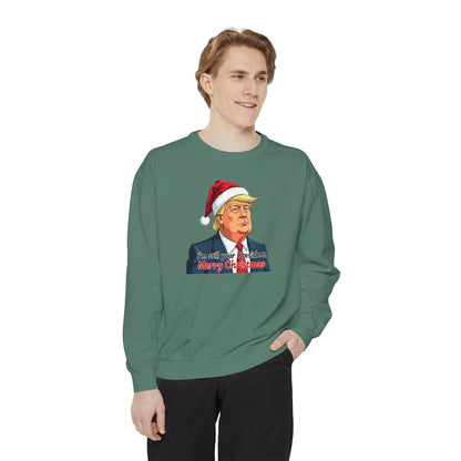 Presidential Present, Unisex Garment-Dyed Sweatshirt