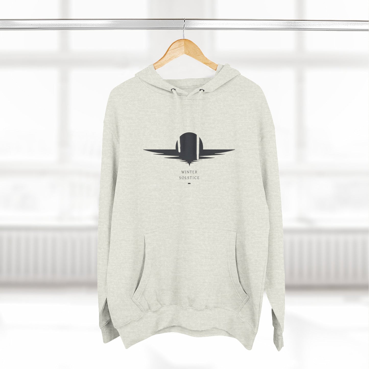 Minimal Sunset Hoodie — Quiet Night Graphic Hoodie