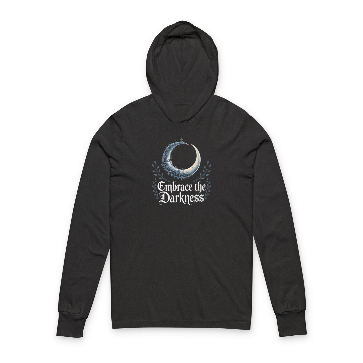 Embrace the Darkness Hooded Long Sleeve Tee