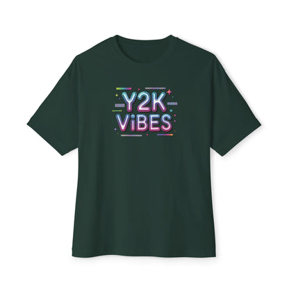 Y2K Vibes Tee - Retro 2000s Graphic Boxy T-Shirt