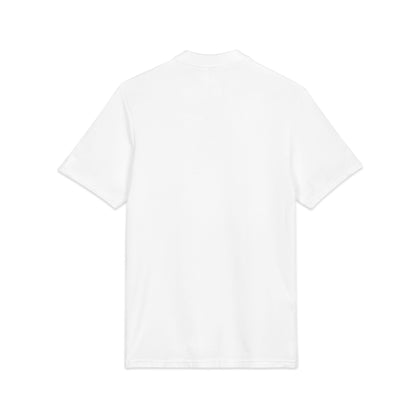 Sports Massage, Embroidered Crest Polo Shirt — Classic White Chest Logo