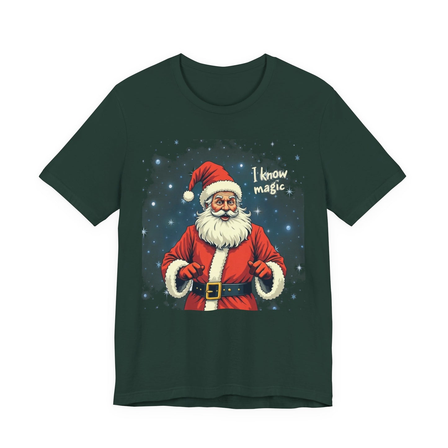 Santa Wizard Christmas Tee