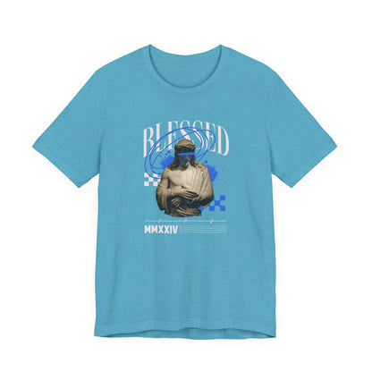 Blessed Statue Graphic Tee — Vintage Aesthetic Rome MMXXIV T-Shirt