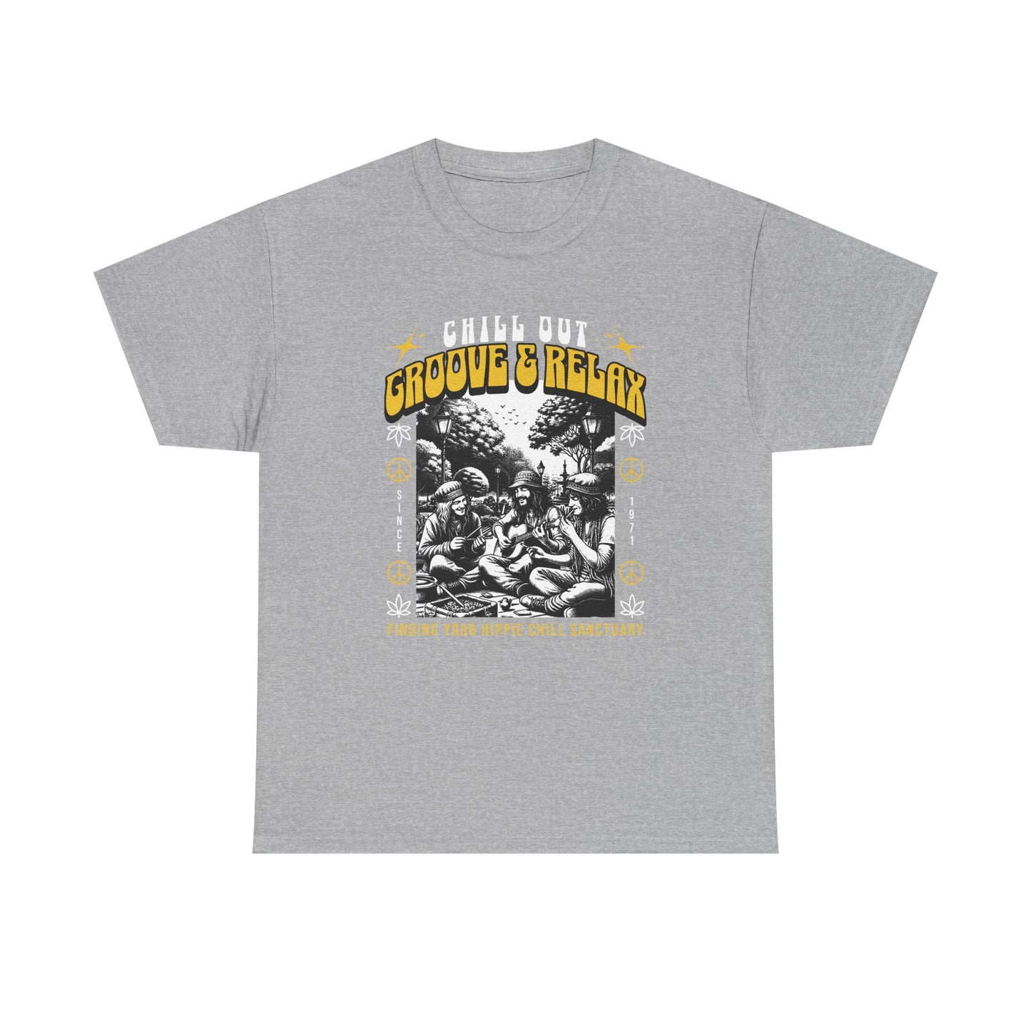 Groove and Relax, Unisex Heavy Cotton Tee