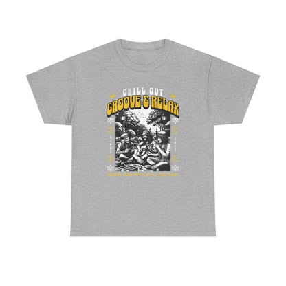 Groove and Relax, Unisex Heavy Cotton Tee