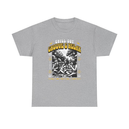 Groove and Relax, Unisex Heavy Cotton Tee