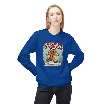Gingerbread 'Catch Me If You Can' Crewneck Sweatshirt