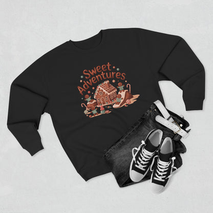 Sweet Adventures Sweatshirt — Gingerbread House Holiday Crewneck