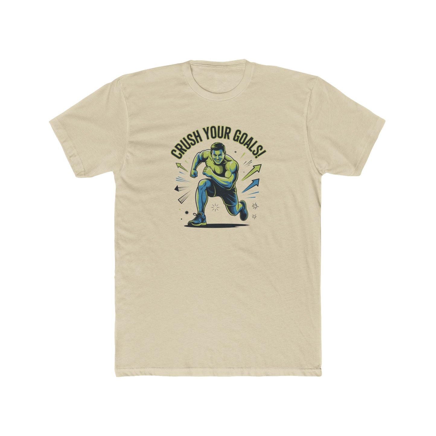Crush Your Goals T-Shirt — Motivational Fitness Tee for Gym & Workout