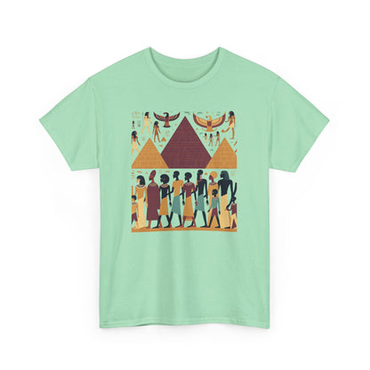 Hieroglyphic Recall, Unisex Heavy Cotton Tee - Psychonaut Swag