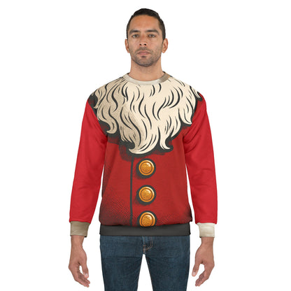 Santa Claus Costume Sweatshirt — Festive Christmas All-Over Print