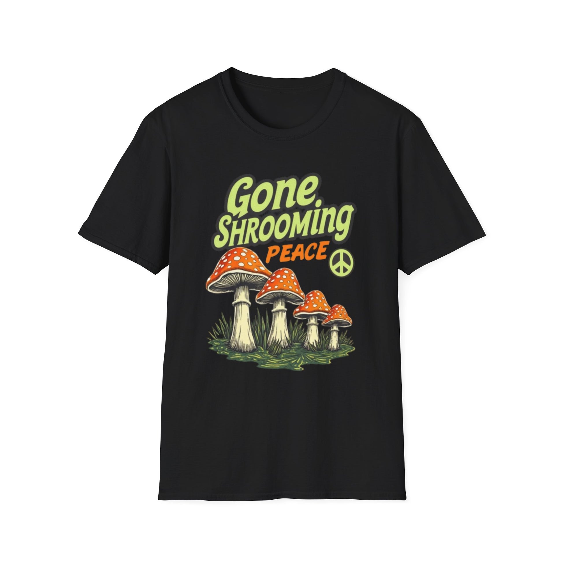 Gone Shrooming Unisex T-Shirt - Funny Mushroom Tee for Nature Lovers, Gift for Hikers, Campers, and Outdoor Enthusiasts - Psychonaut Swag