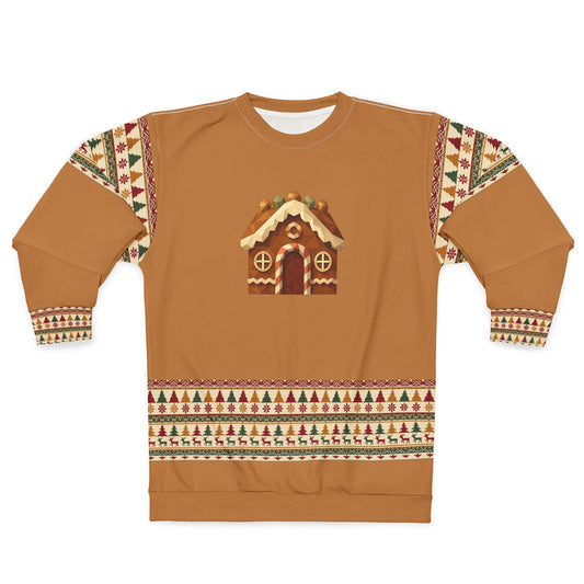 Iconic Gingerbread Home Christmas Sweatshirt