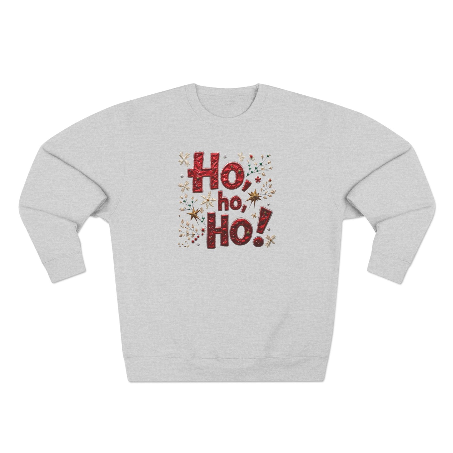 Ho Ho Ho! Christmas Crewneck Sweatshirt – Festive Holiday Sweater