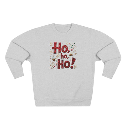 Ho Ho Ho! Christmas Crewneck Sweatshirt – Festive Holiday Sweater