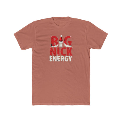 Big Nick Energy T-Shirt — Christmas Santa Hat Holiday Tee